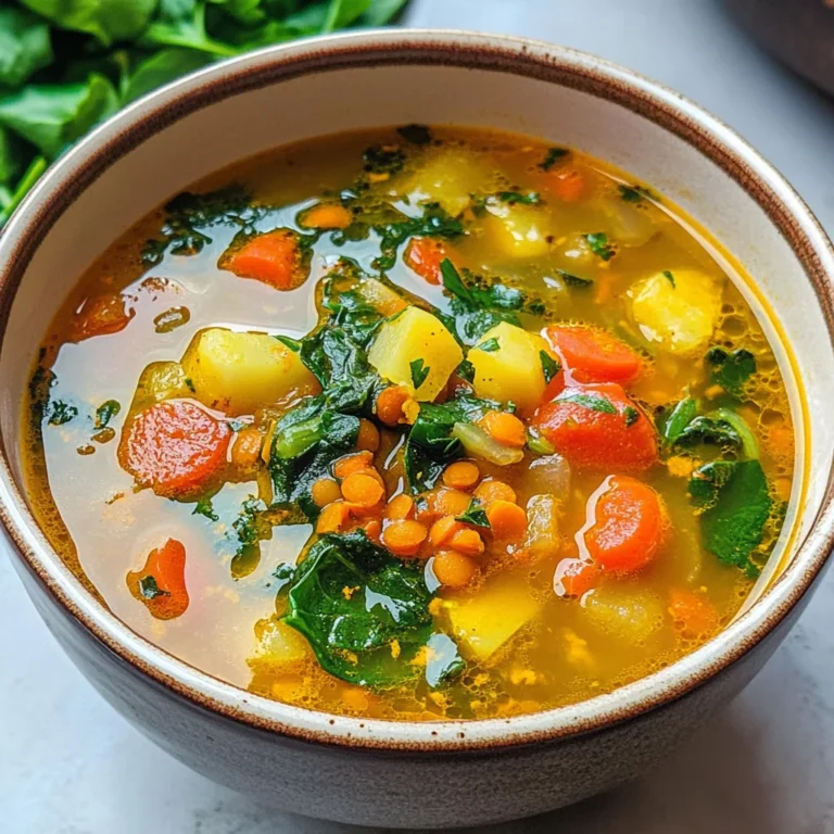 Anti-Inflammatory Veggie Soup with Turmeric