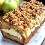 Apple Crisp Cheesecake Bread