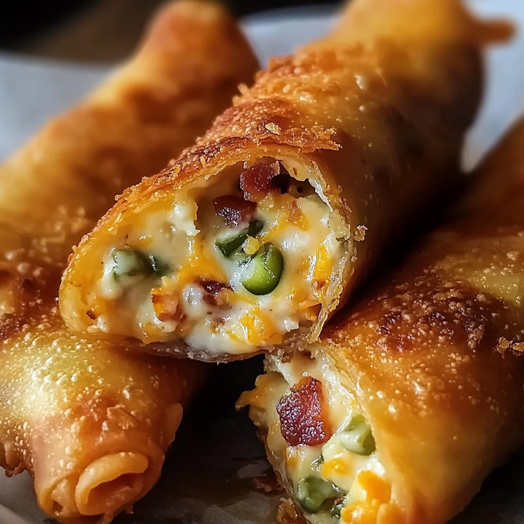Bacon Jalapeño Eggrolls