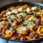 Beefy Tortellini Bake