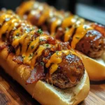 Bourbon BBQ Turkey Bacon Cheeseburger Meatball Subs Ready in 30 Minutes
