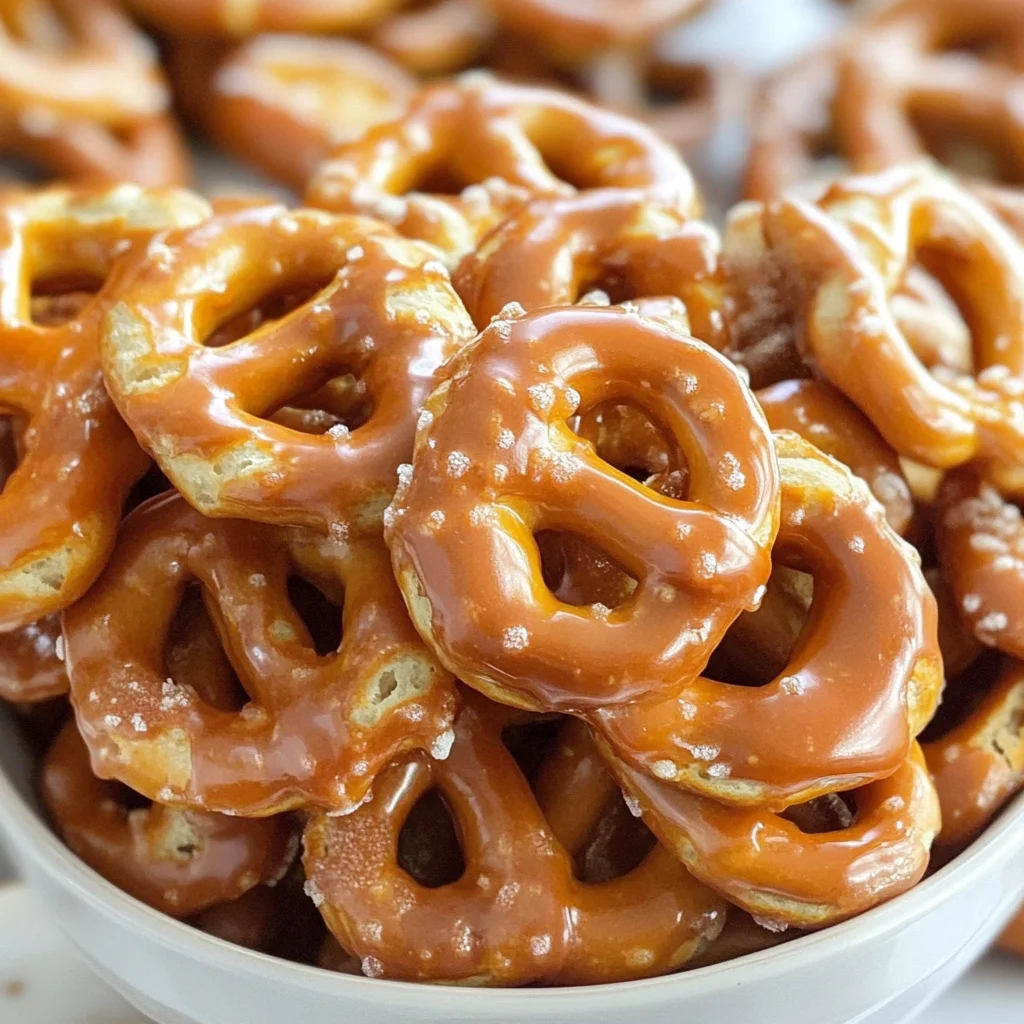 Caramel Pretzels