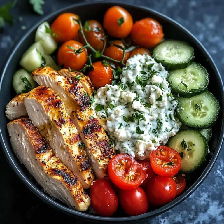 Chicken Tzatziki Bowls