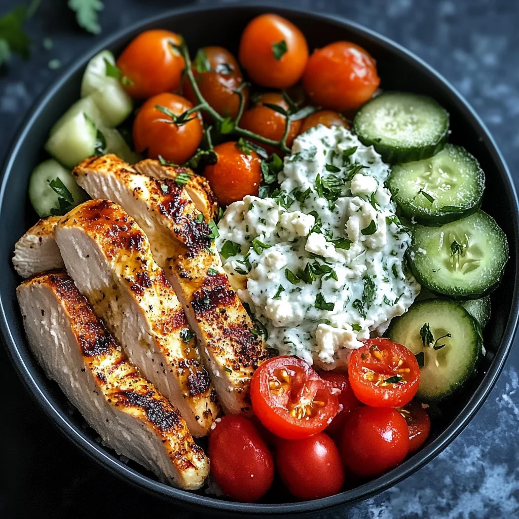 Chicken Tzatziki Bowls
