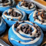 Cookie Monster Cinnamon Rolls Recipe