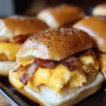 Crack Breakfast Sliders (Turkey Bacon Egg & Cheese)