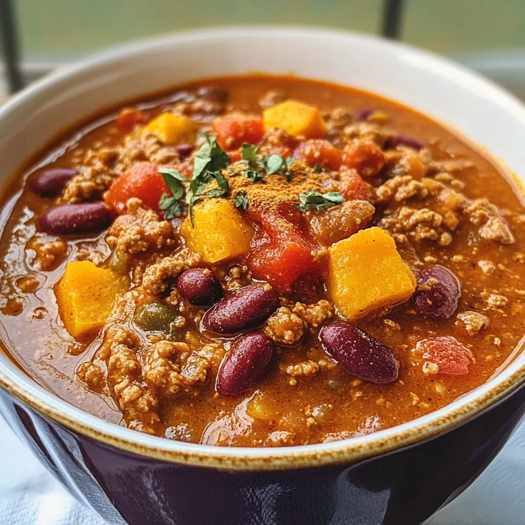 Crockpot Pumpkin Chili