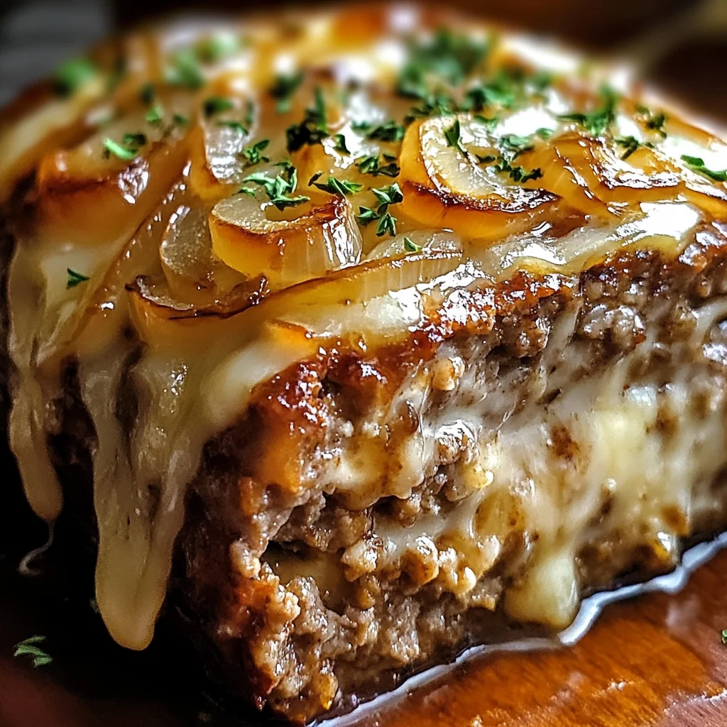 French Onion Meatloaf