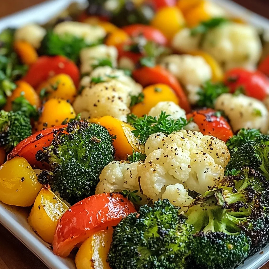 Garlic Roasted Vegetables