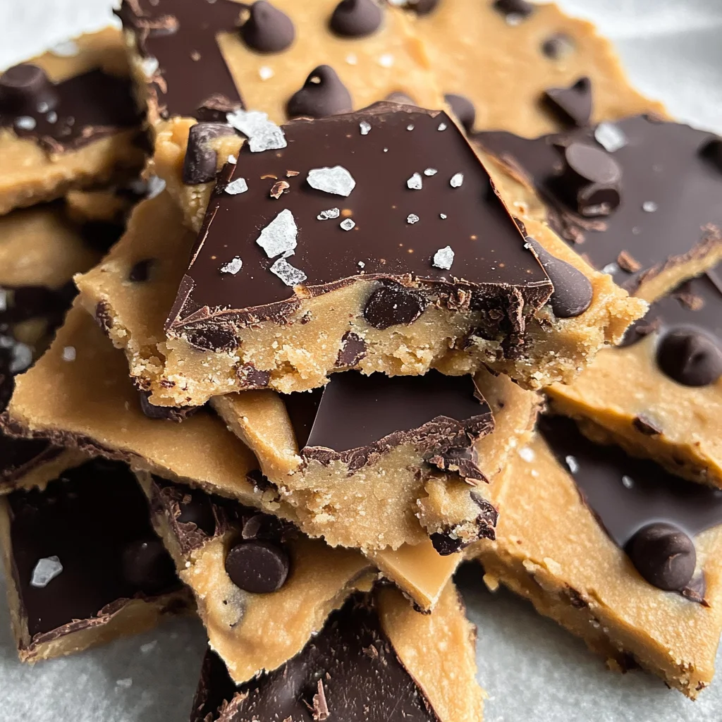 Healthy Cookie Dough Bark