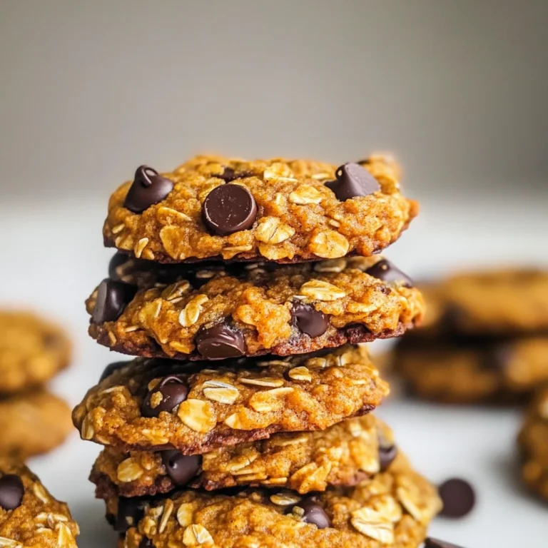Healthy Pumpkin Oat Cookies