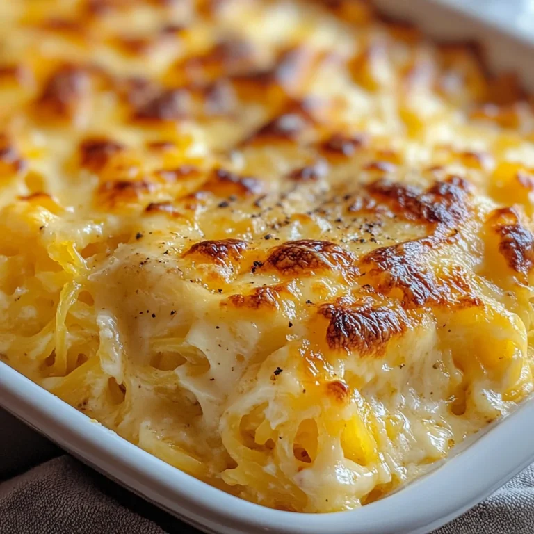 Healthy Spaghetti Squash Au Gratin