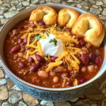Hillbilly Chili and Cinnamon Rolls