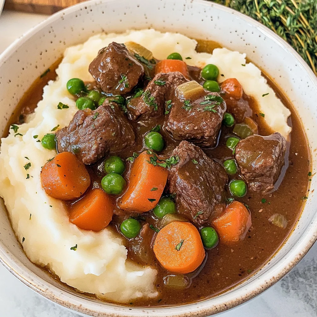Irish Stew With Mashed Potatoes
