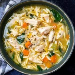 Lemon Chicken Orzo Soup
