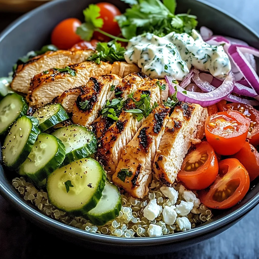 Mediterranean Chicken Bowls