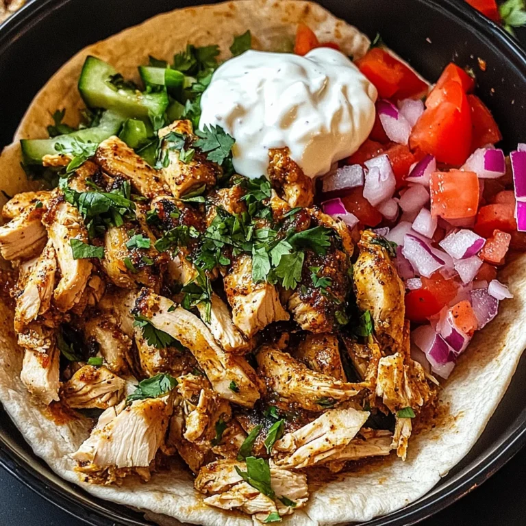 Middle Eastern Chicken Shawarma