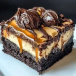 Milky Way Caramel Cheesecake Brownies