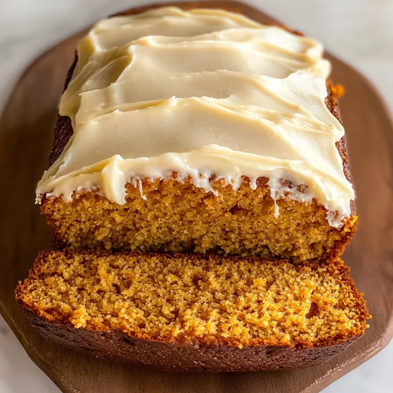 Pumpkin Bread with Cream Cheese Frosting Recipe