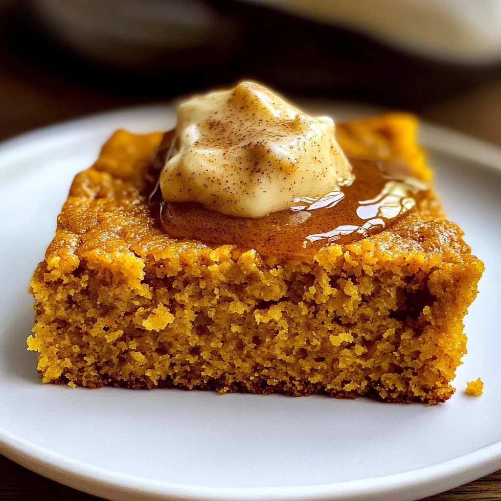 Pumpkin Cornbread with Cinnamon Honey Butter