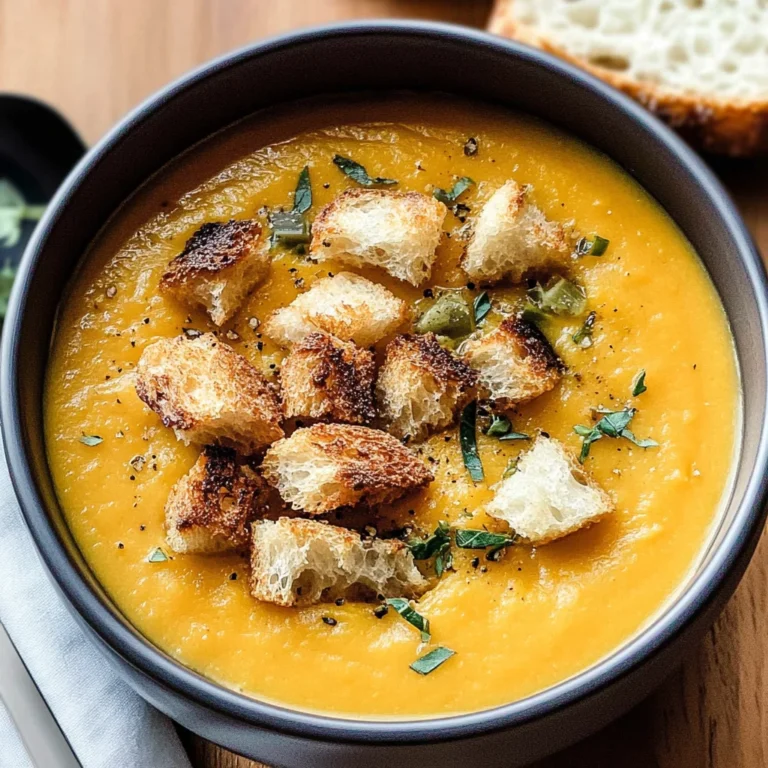 Roasted Butternut Squash Soup Recipe