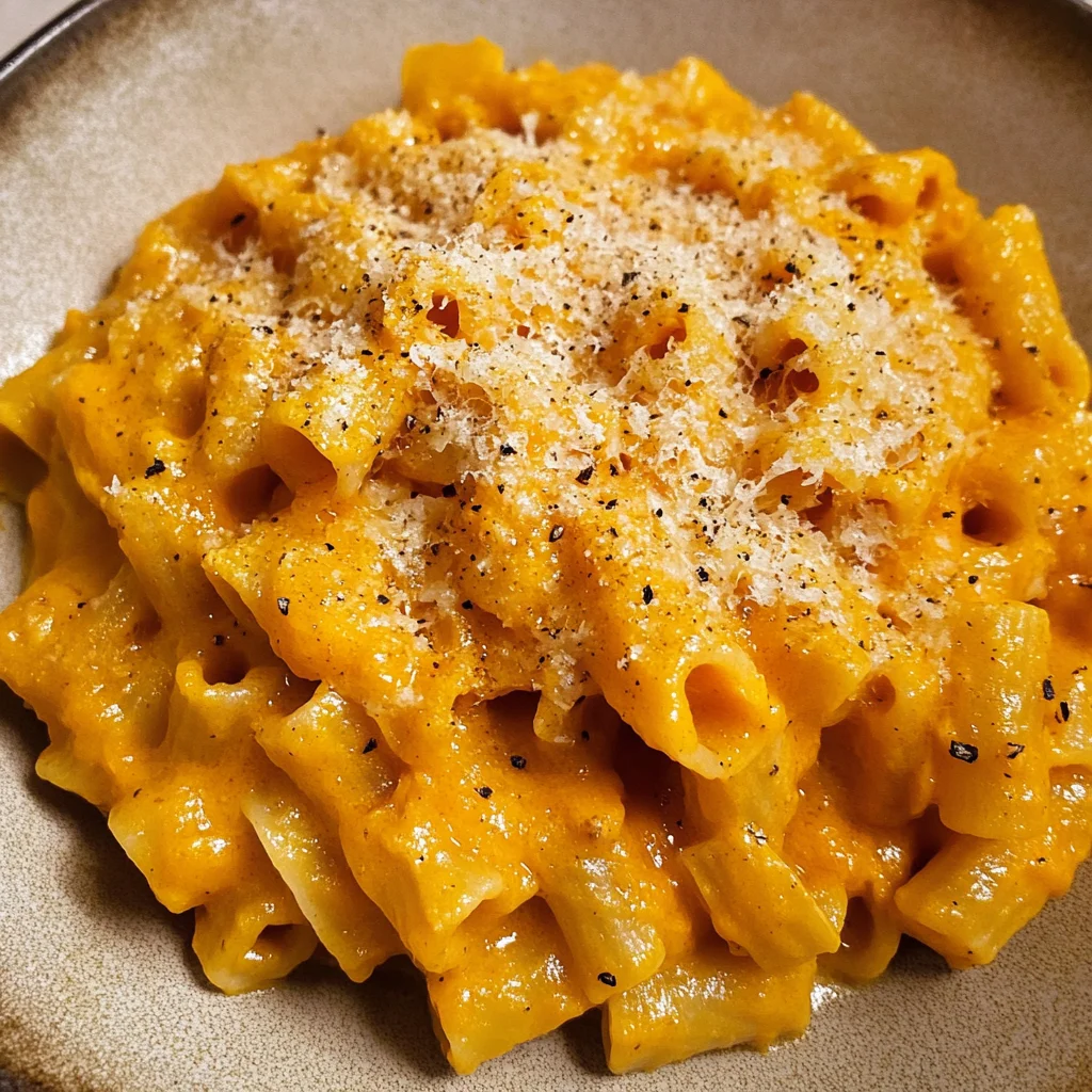 Roasted Pumpkin and Garlic Pasta