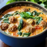 Savor the Comfort: Creamy Italian Meatball Soup to Warm Your Soul