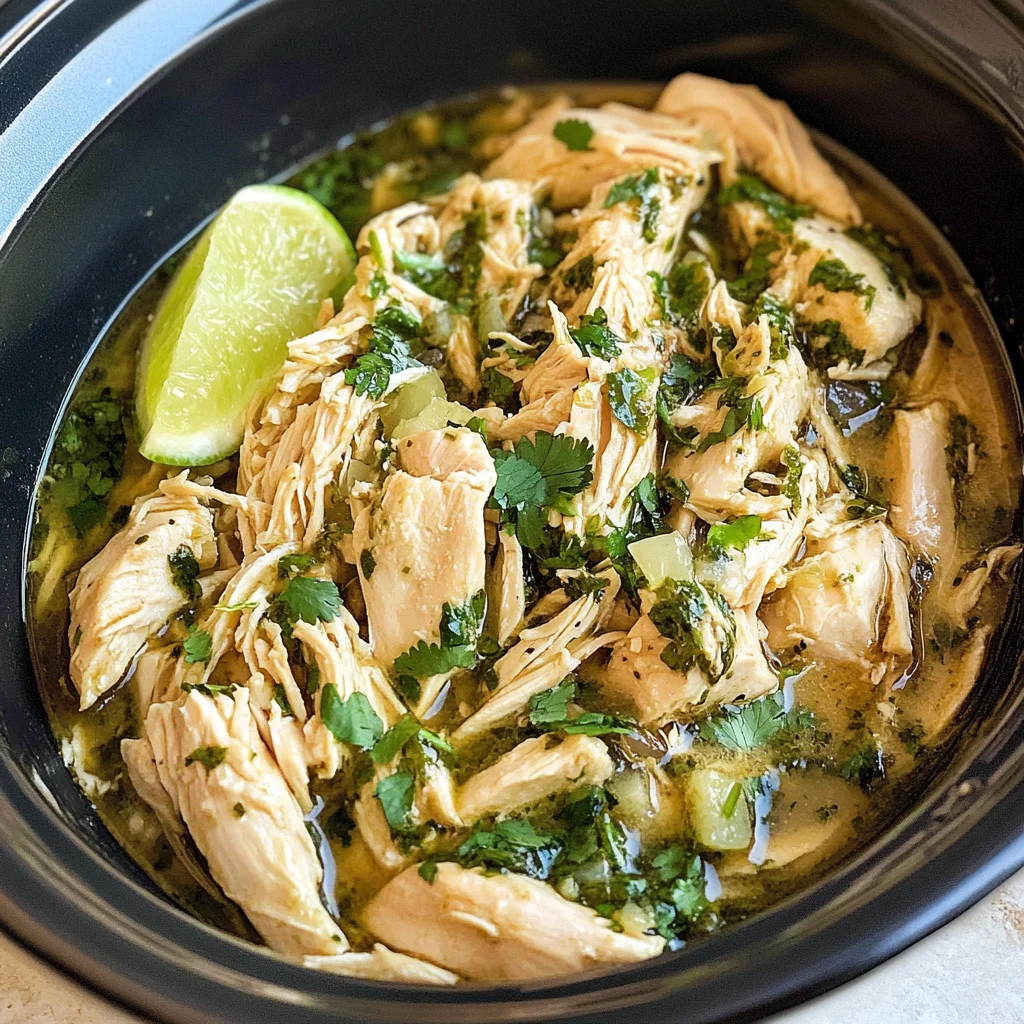 Slow Cooker Cilantro Lime Chicken