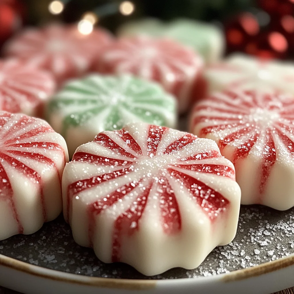 Soft Christmas Peppermints (Old-Fashioned Butter Mints)