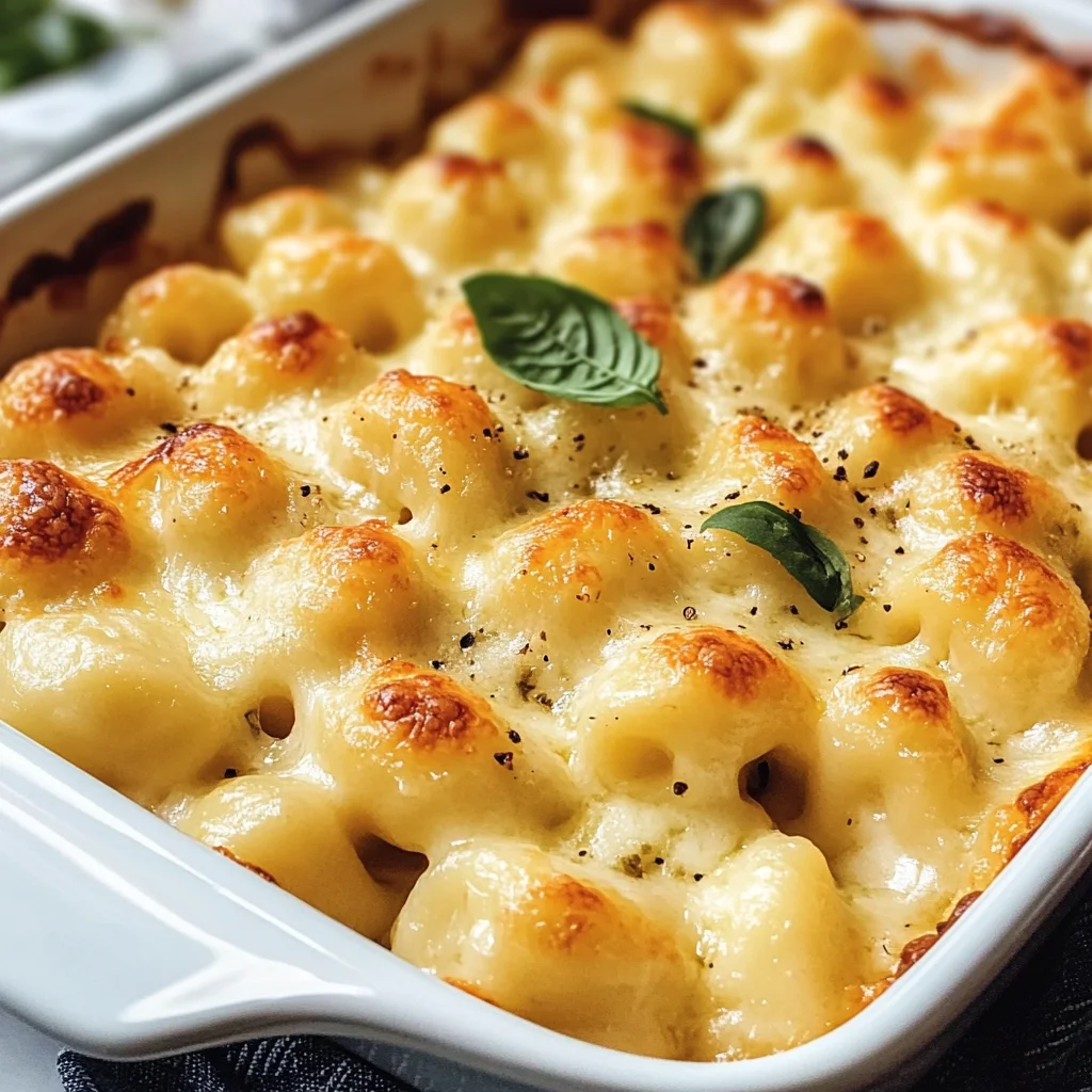 Tasty Baked Gnocchi Mac and Cheese