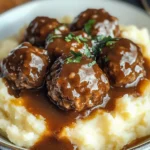 Tasty Slow Cooker Salisbury Steak Meatballs Recipe