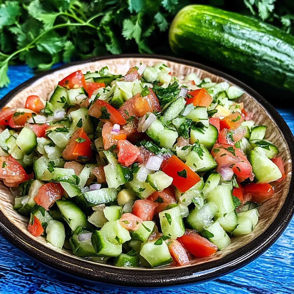 crisp cucumber salsa