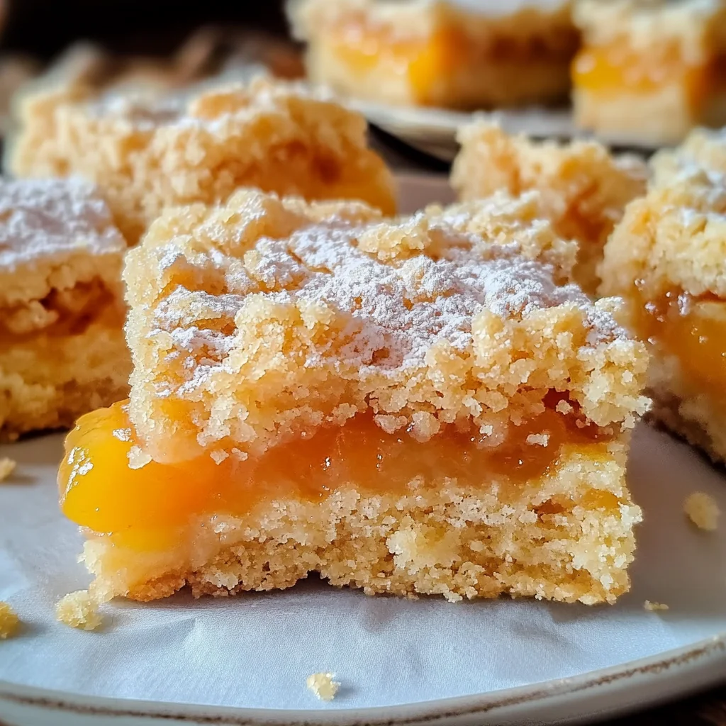 Apricot Shortbread Bars Recipe