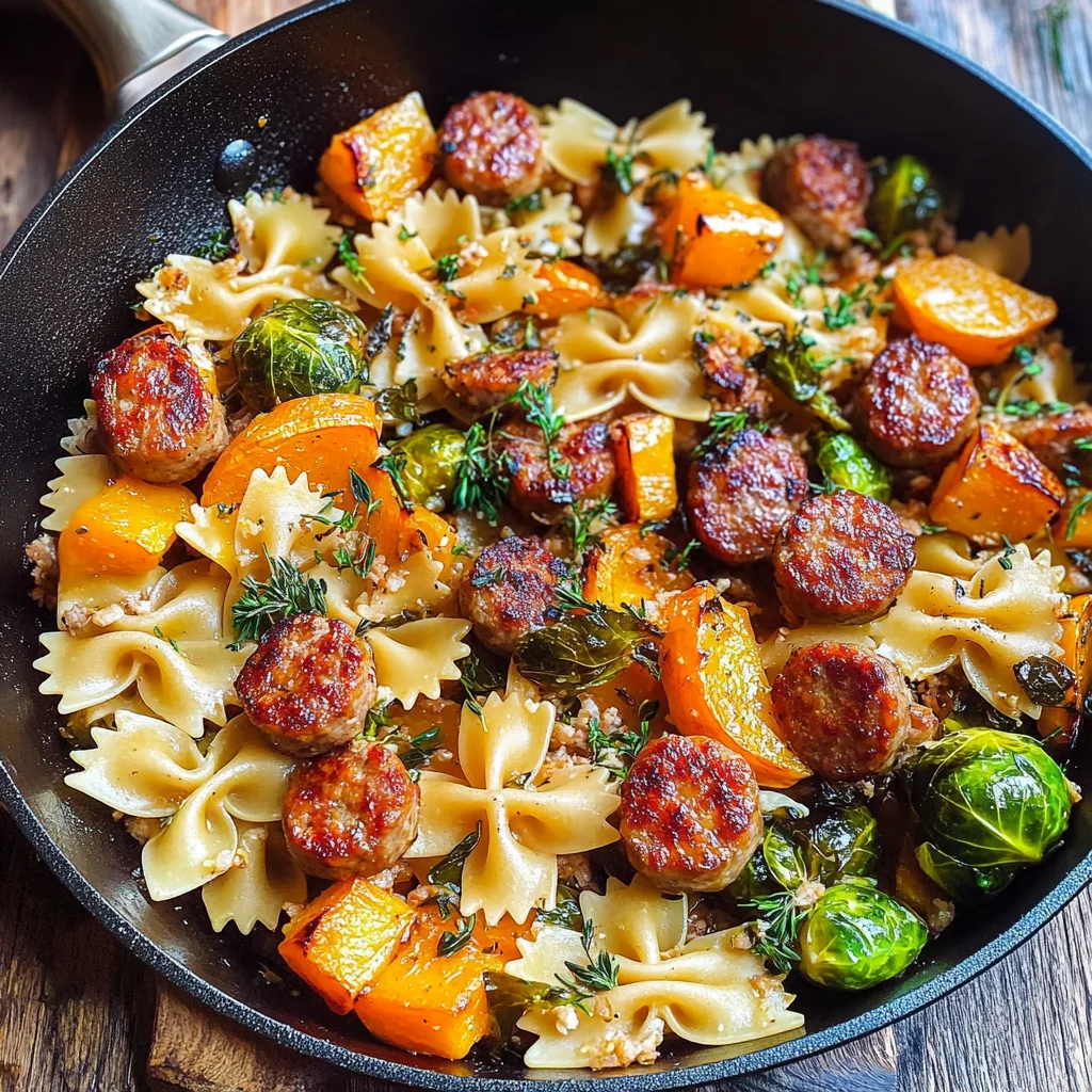 Autumn Sausage Pasta Squash: Amazing 25-Min Fall Favorite