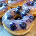 Baked Blueberry Donuts