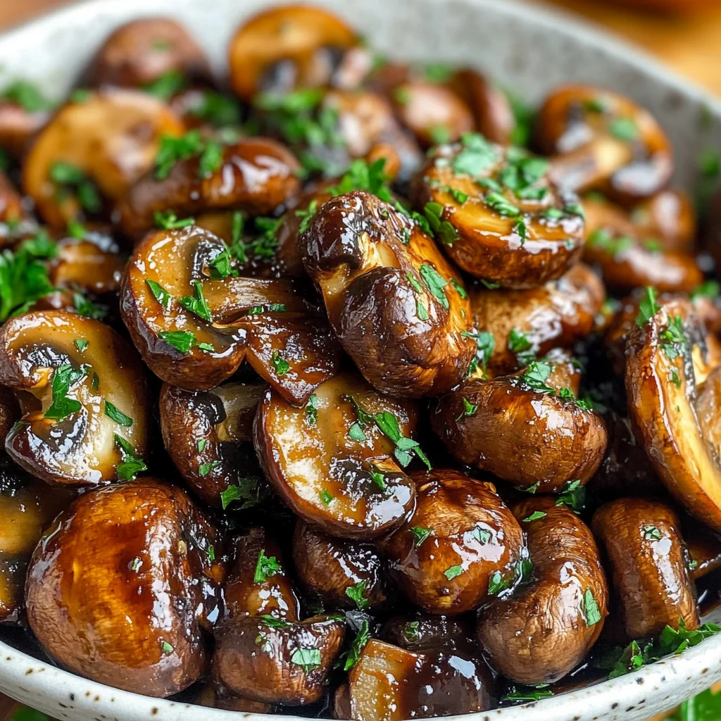 Balsamic Roasted Mushrooms