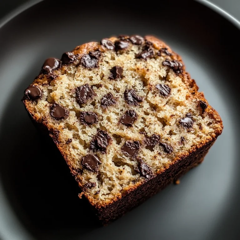 Banana Bread Recipe with Chocolate Chips