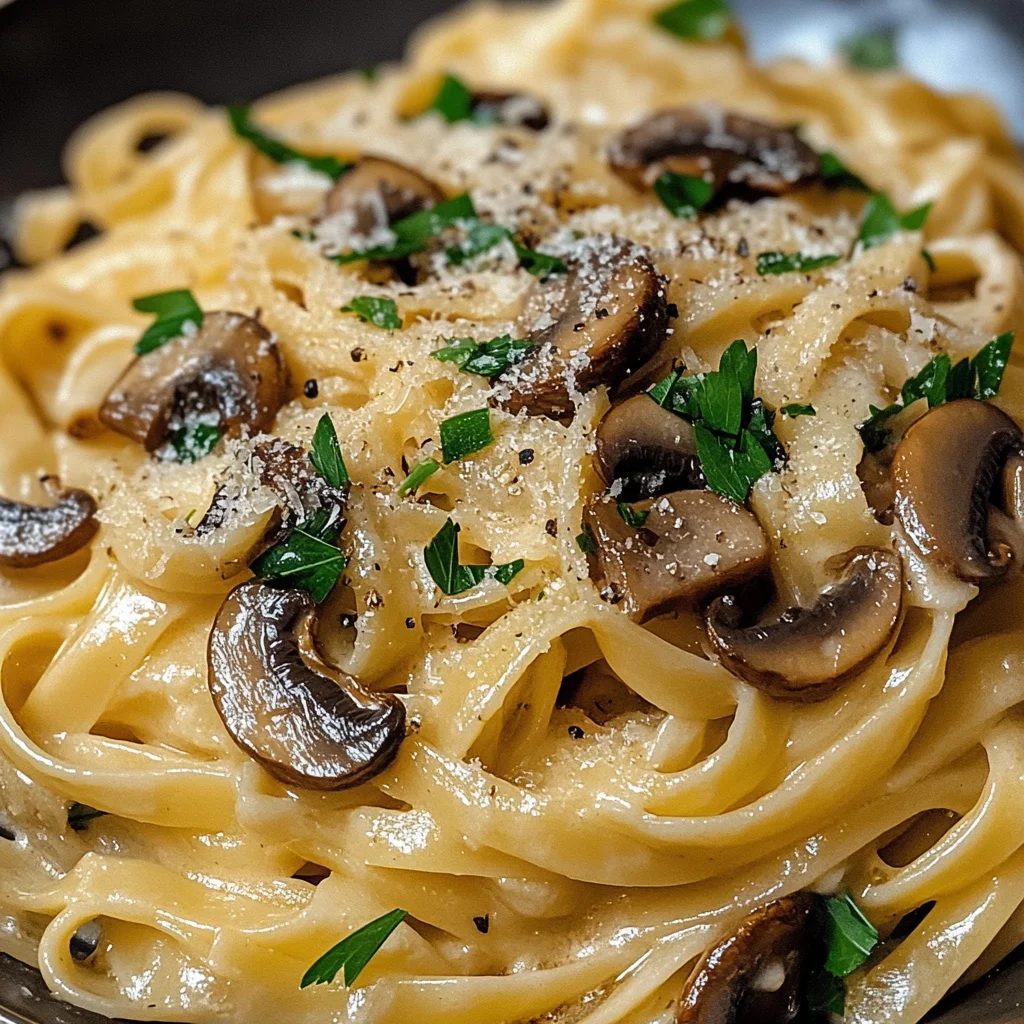 Caramelized Leek and Mushroom Gruyere Pasta