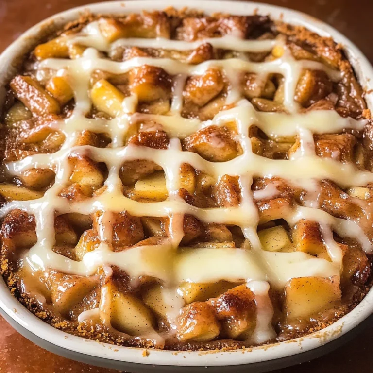 Cinnamon Roll Apple Pie