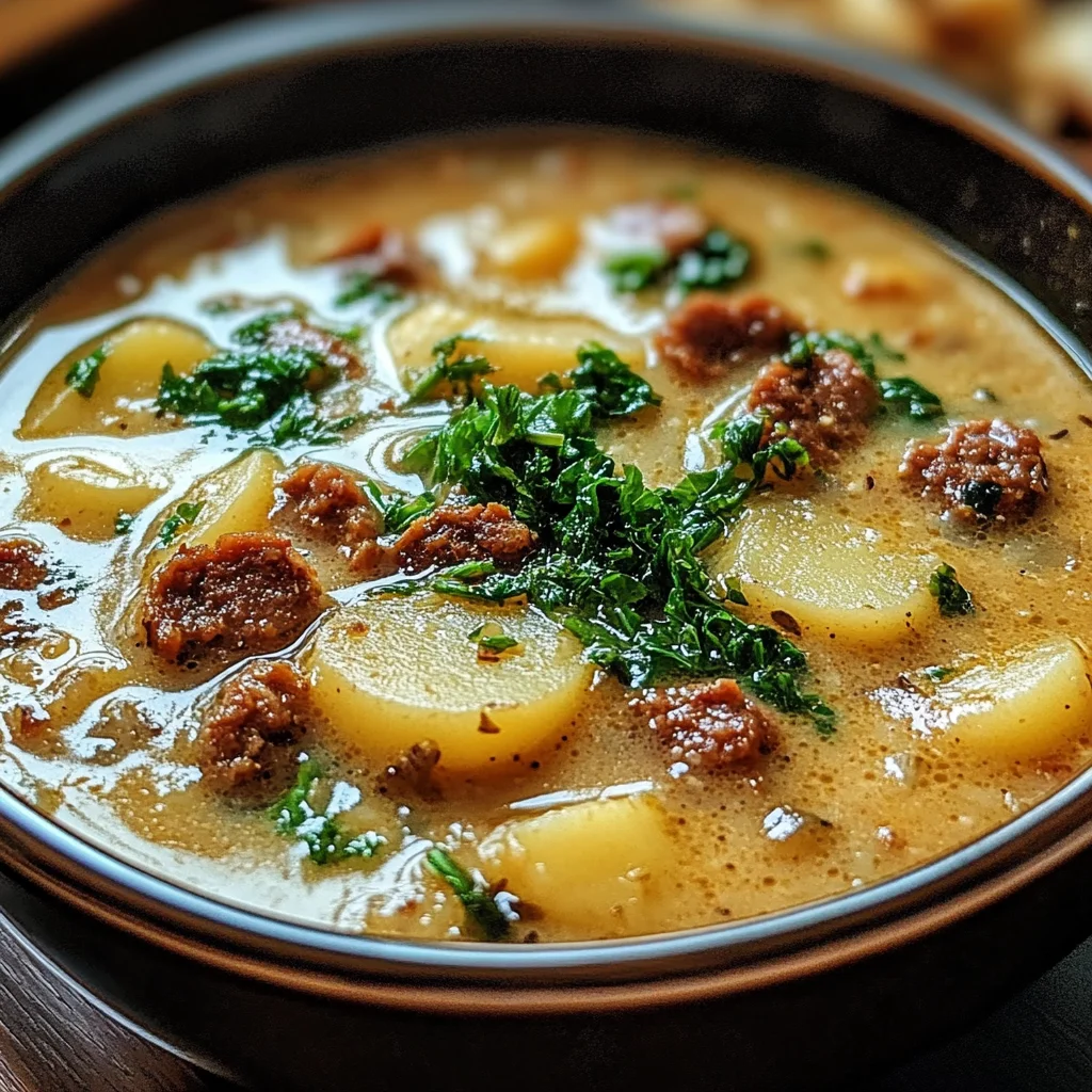 Creamy Chorizo Potato Soup