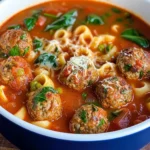 Creamy Italian Meatball Soup