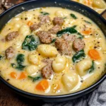 Creamy Sausage Gnocchi Soup