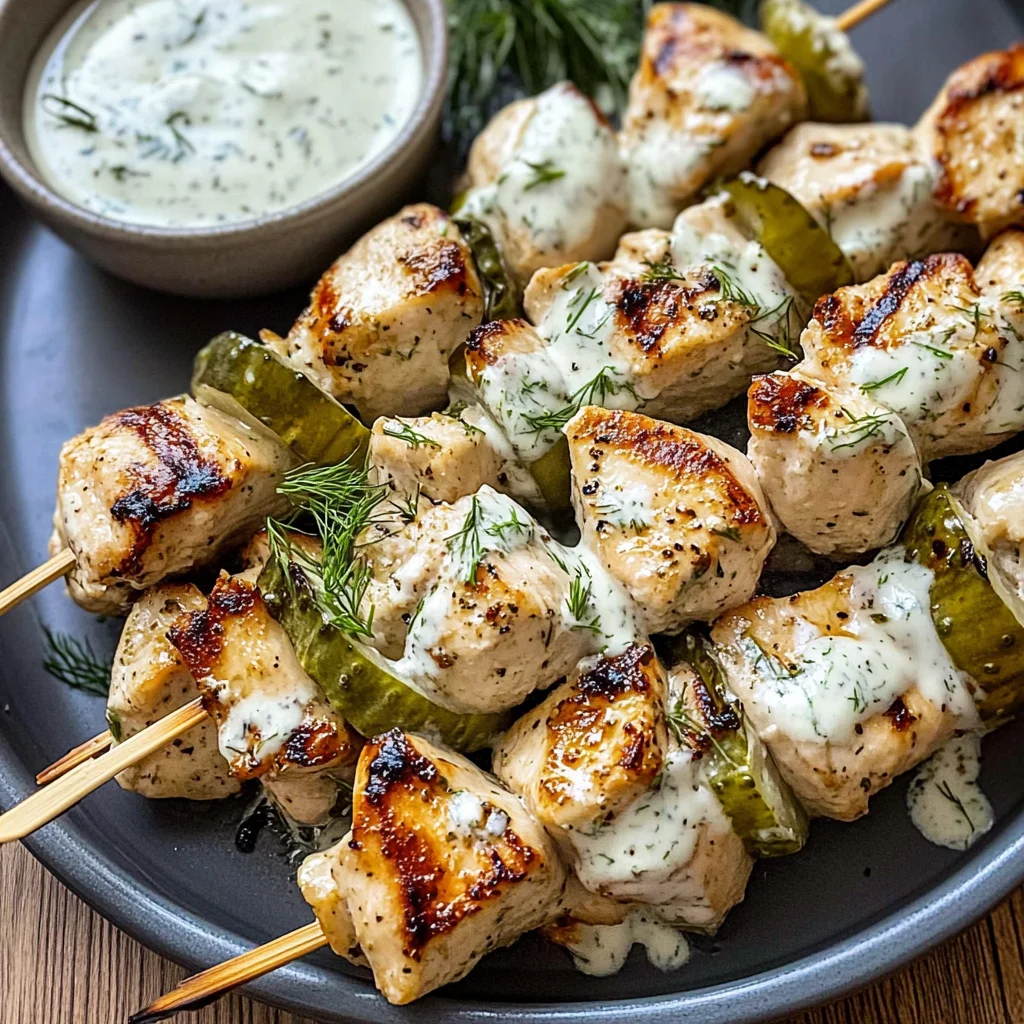 Dill Pickle Ranch Skewers