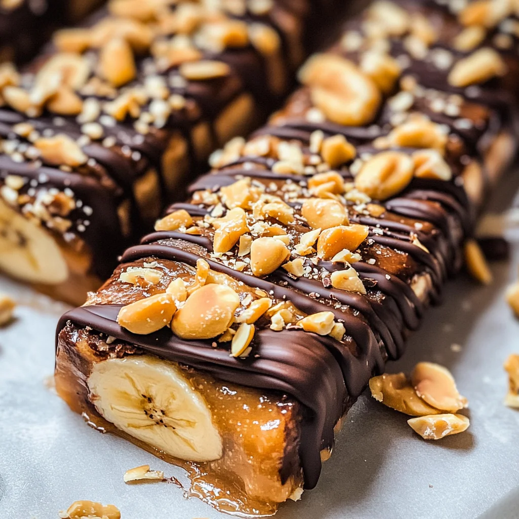 Frozen Banana Snickers