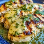 Grilled Salsa Verde Pepper Jack Chicken