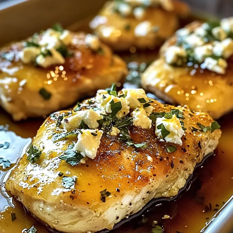 Hot Honey Feta Chicken Dish: A Deliciously Spicy and Savory Recipe