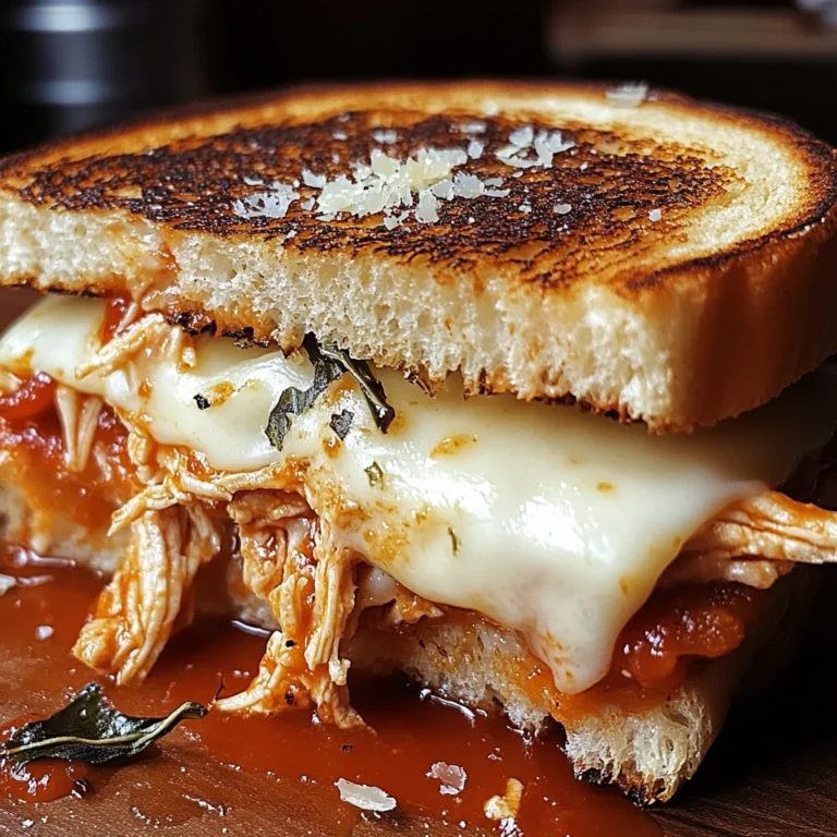 Lazy Chicken Parmesan Grilled Cheese