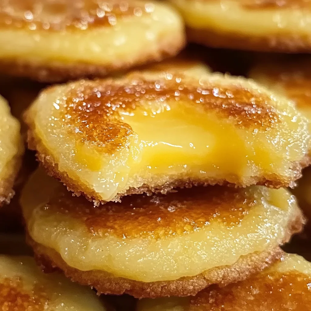 Lemon Curd Crème Brûlée Cookies - Tangy & Sweet Treat