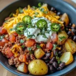 Loaded Potato Taco Bowl