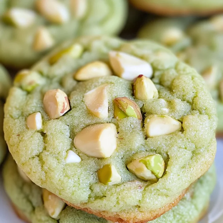 Pistachio Pudding Cookies